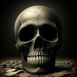 Pirate Skull Mask: Sinister Grin and Bones