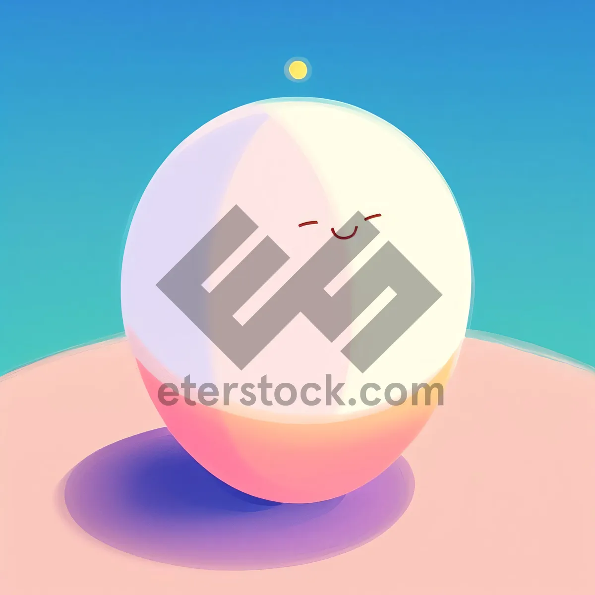 Picture of Shiny Hen Button: Bright and Glossy Round Web Icon