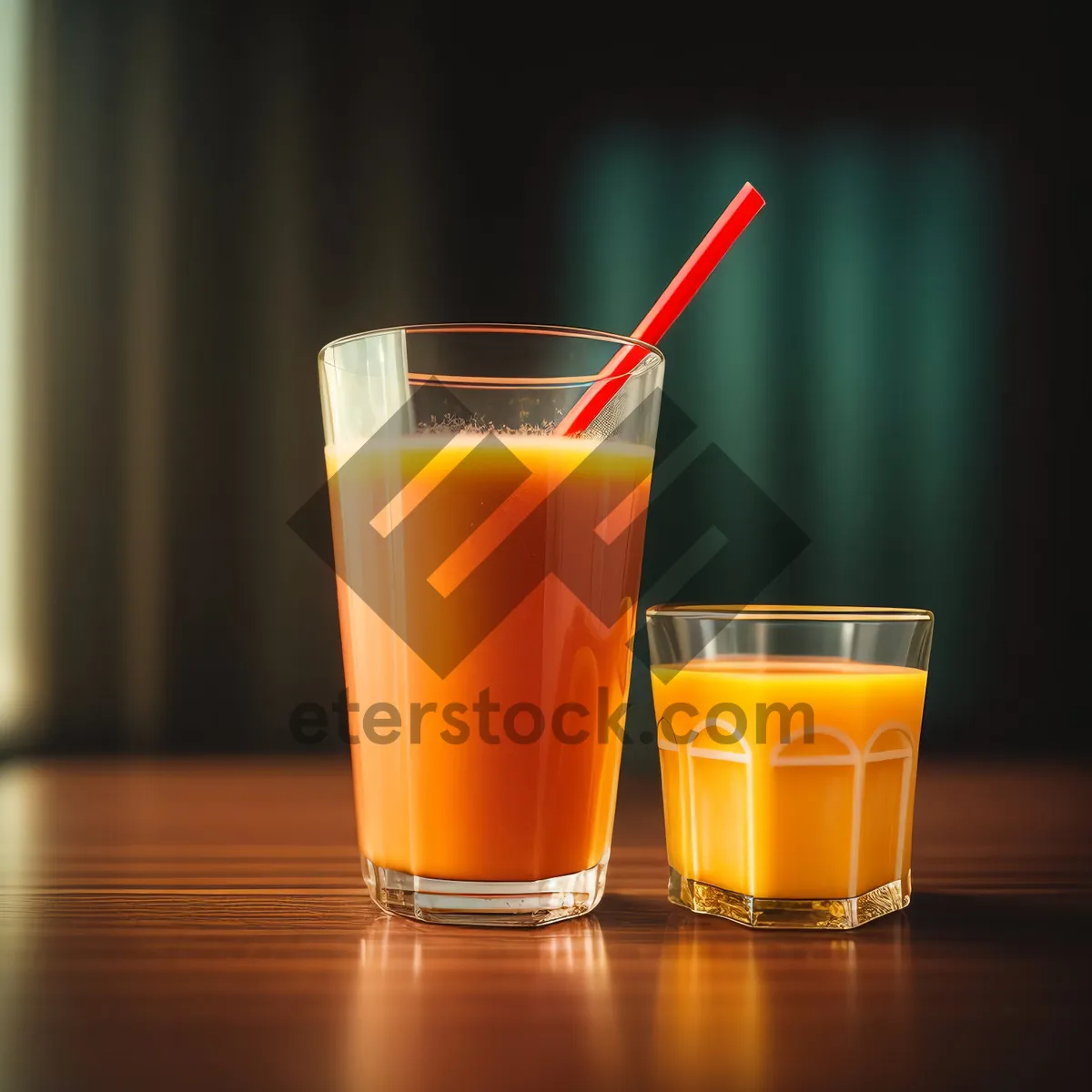 Picture of Refreshing Orange Juice in Cool Glass