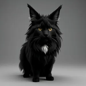 Playful Gray Kitty with Adorable Whiskers