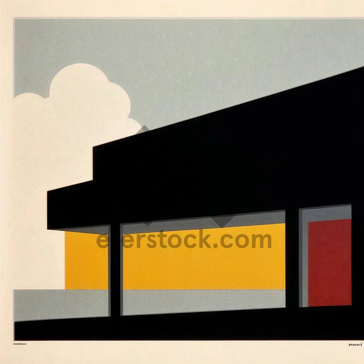 Picture of Blank Business Sign - 3D Symbol