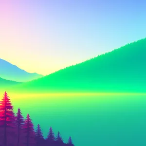 Winter Wonderland Reflection: A Majestic Mountain Lake
