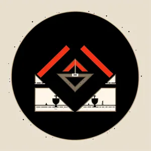 Fire Station Icon - Web Design Symbol