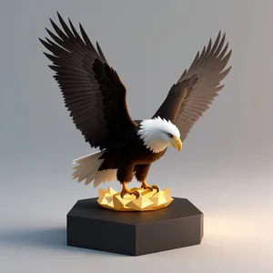 Soaring Freedom: Majestic Bald Eagle in Flight
