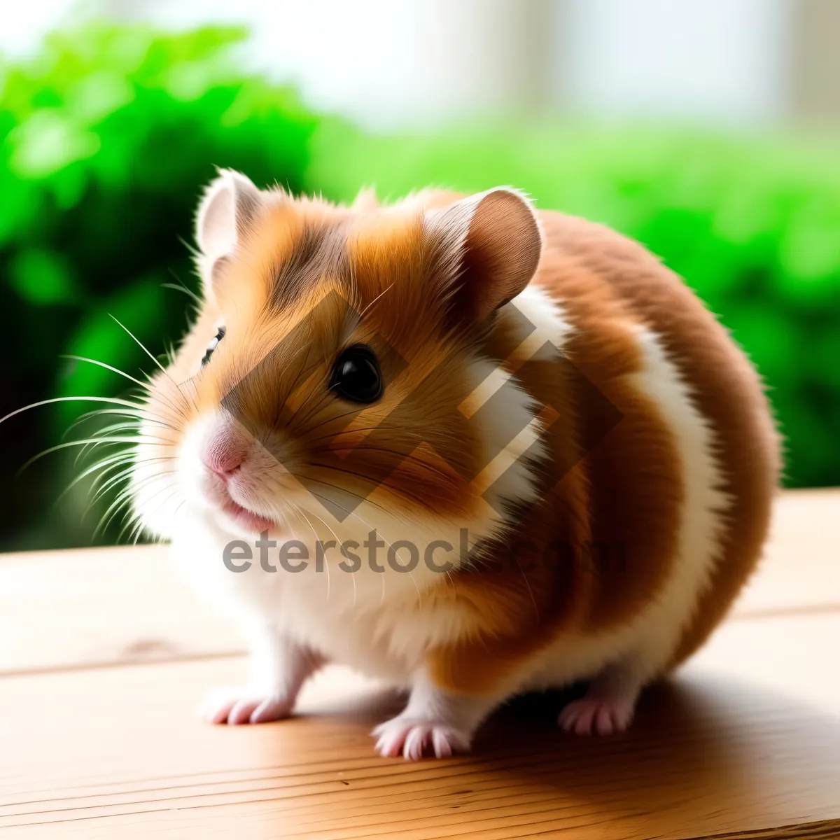 Picture of Cuddly Critter Cutie: Fluffy Hamster with Furry Whiskers