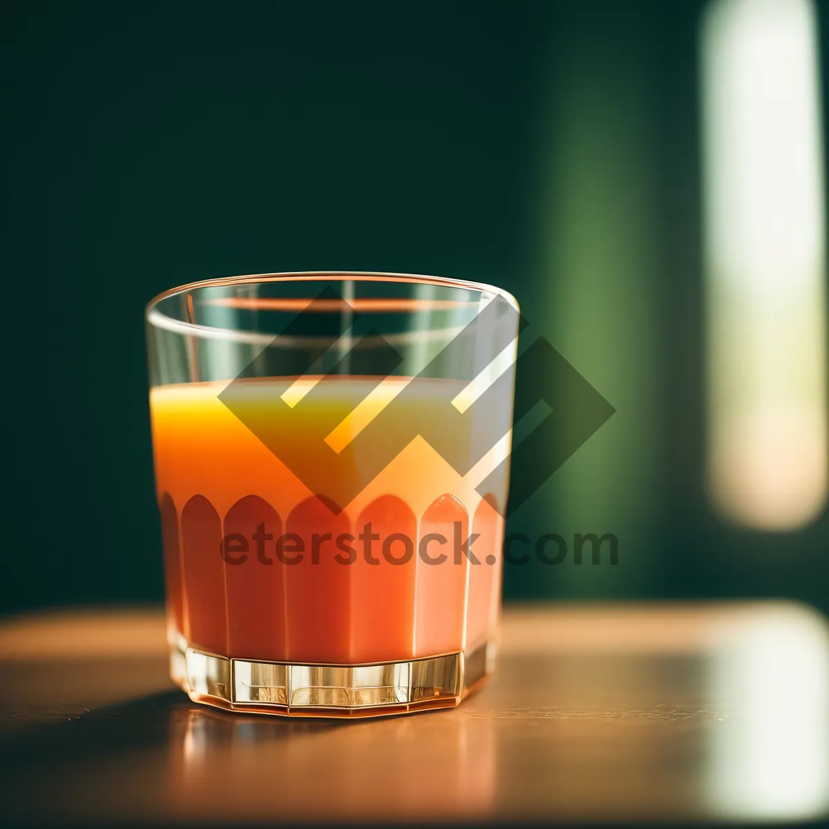 Picture of Fresh Fruit Juice in Glass Cup