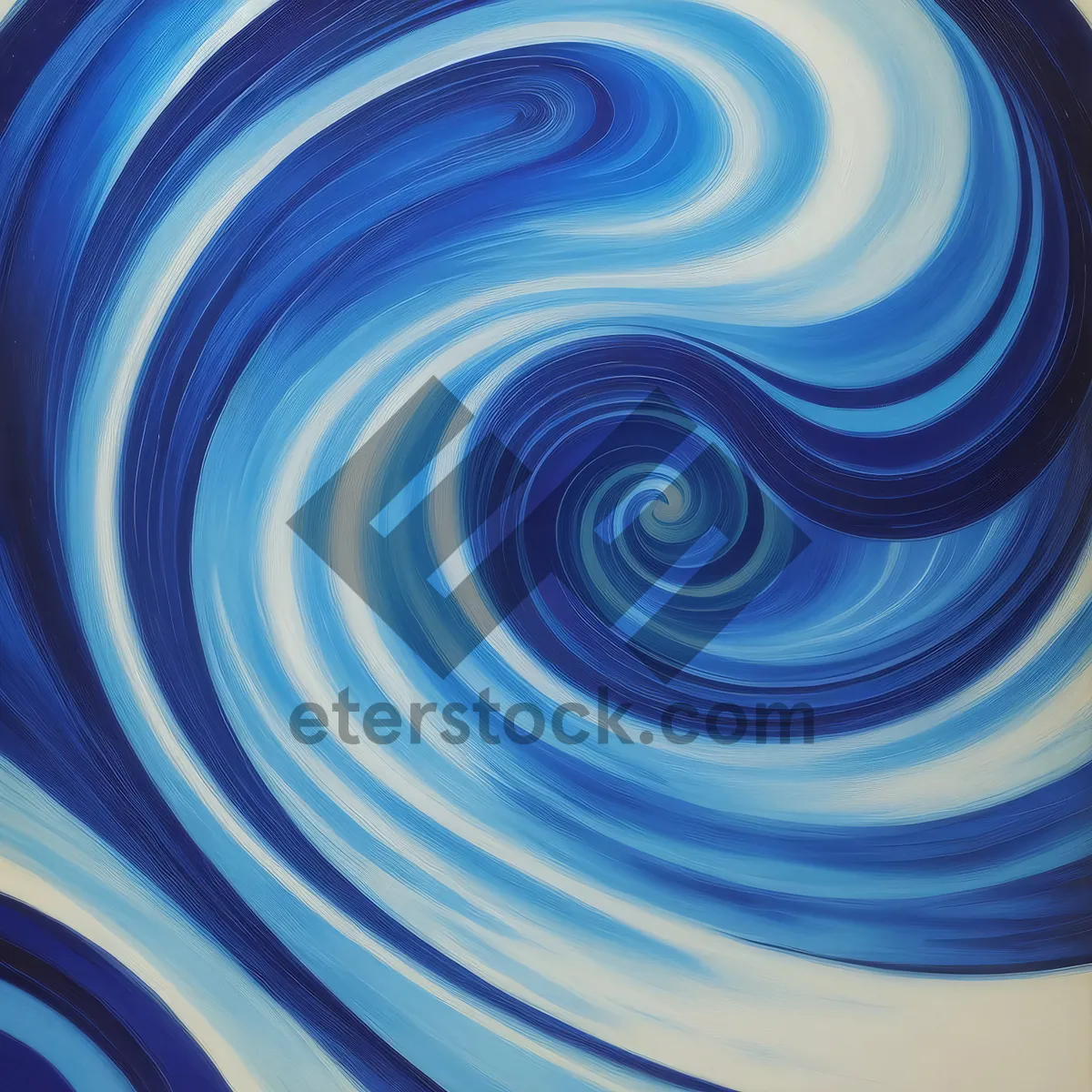 Picture of Vibrant Colorful Fractal Wave Design