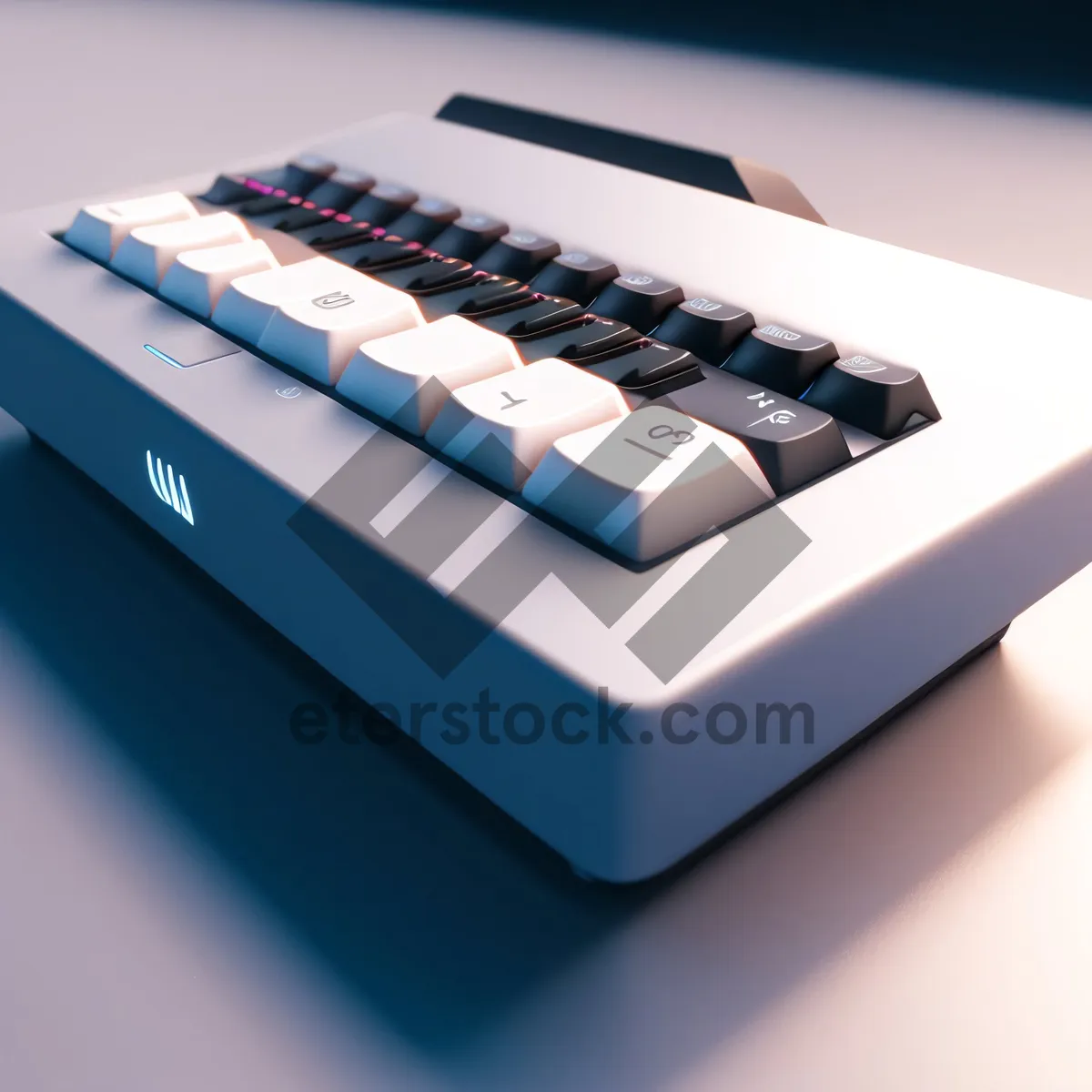 Picture of Modern computer keyboard for efficient data input.