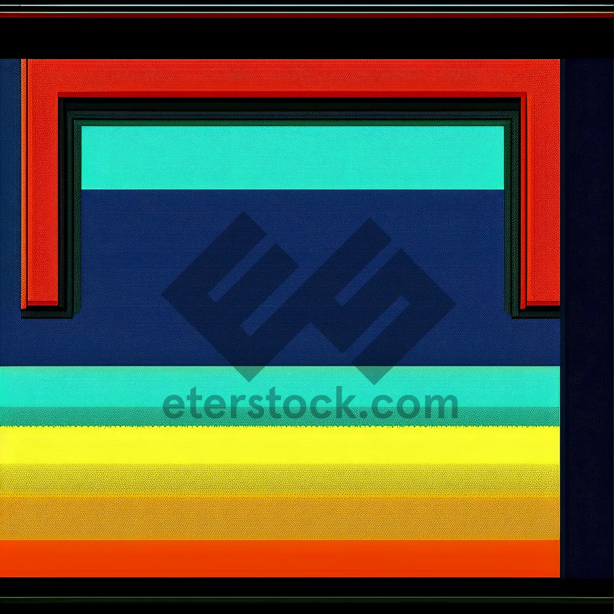 Picture of Modern 3D LCD Monitor - Blank Design Frame