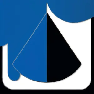 Graphic Design Icon: 3D Symbol Cone Sign