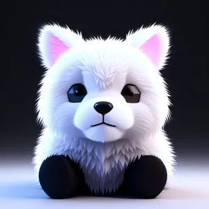 Fluffy Teddy Bear - Adorable Furry Plaything