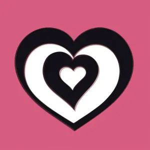 Romantic Heart Icon Design