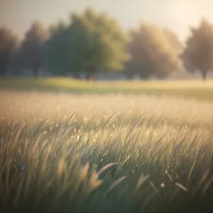 Golden Wheat Field under Sunny Skies