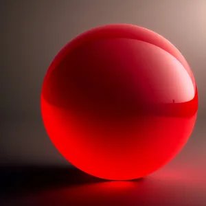 Glossy Flag Web Icon: Bright, Shiny Sphere