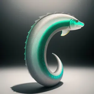 Mechanical Hook: Innovative 3D Symbol of Artistic Design