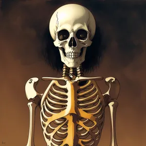 Spooky Skull: Frightening 3D Anatomy Mask