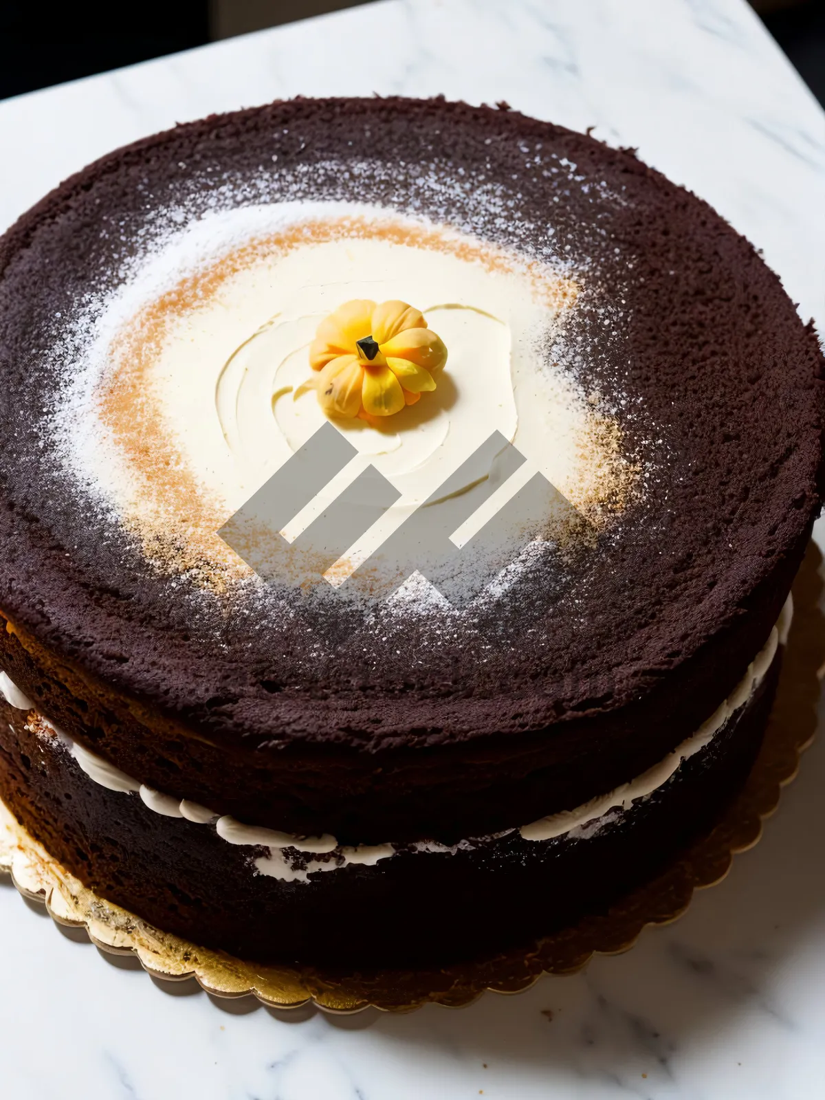 Picture of Delicious Winter Squash Cake with Chocolate Cream