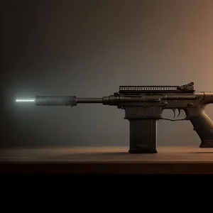 Modern Military Assault Rifle - Powerful Automatic Weapon