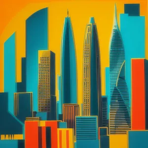 Colorful Office Pencil Rainbow - School Design