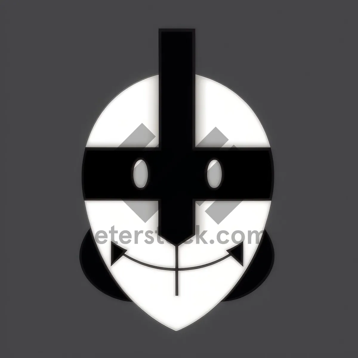 Picture of Black Cartoon Symbol Sign Icon