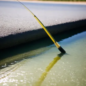 Fisherman's Shade on Tranquil Water