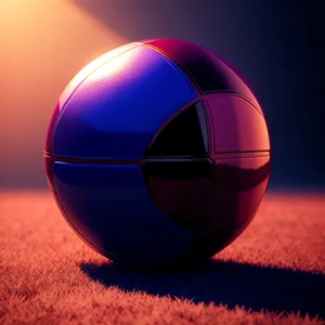 Patriotic Soccer Globe in Vibrant 3D Design