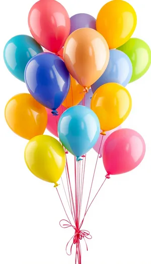 Colorful Birthday Balloon Party Set