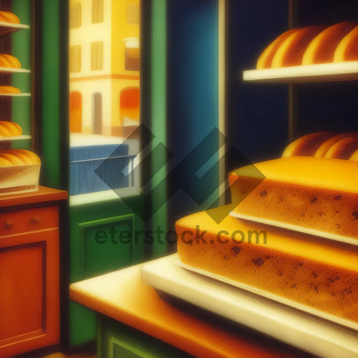 Picture of Toaster and Chair - Kitchen and Home Appliance