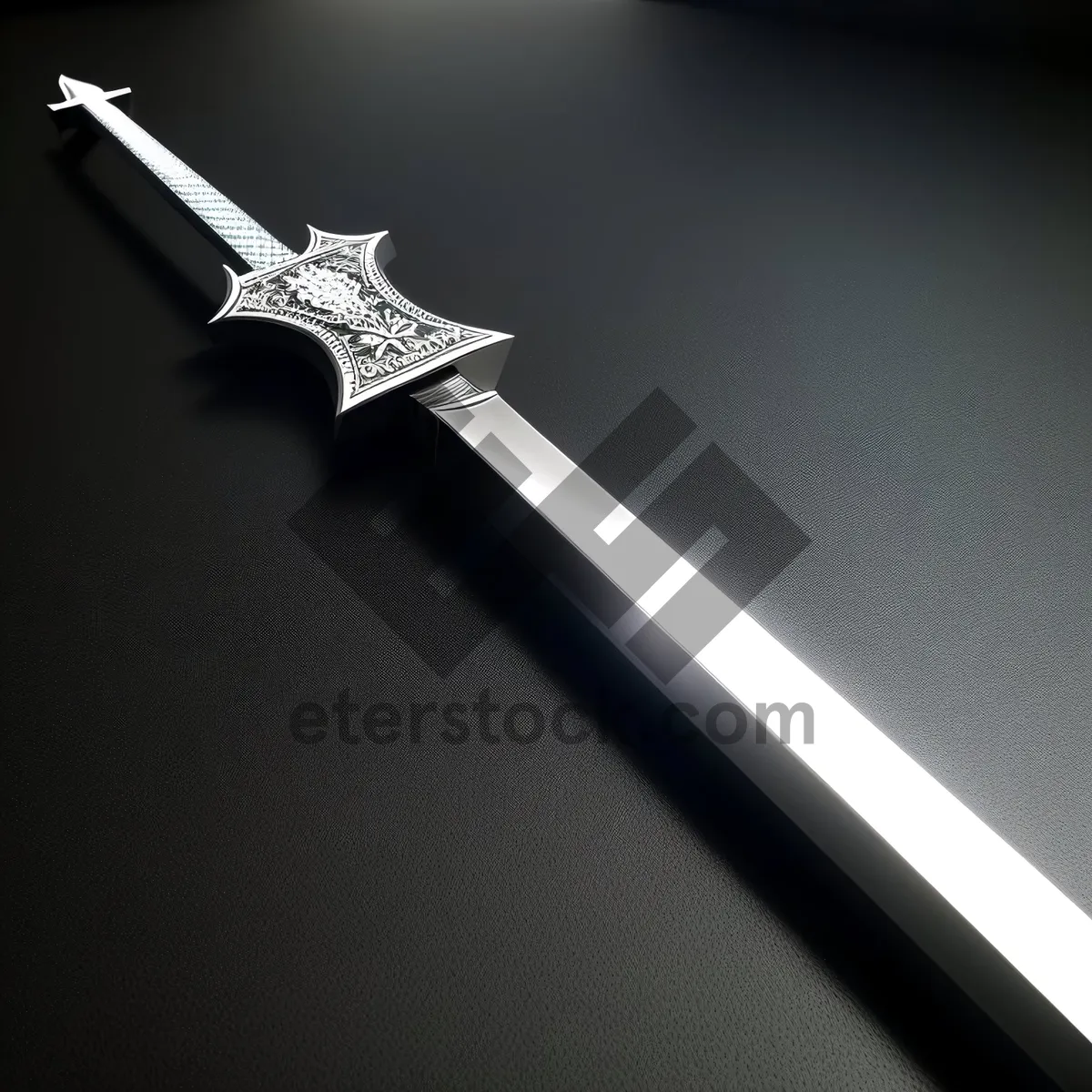 Picture of Sharp Dagger: Versatile Steel Weapon for Cutting and Letter Opening