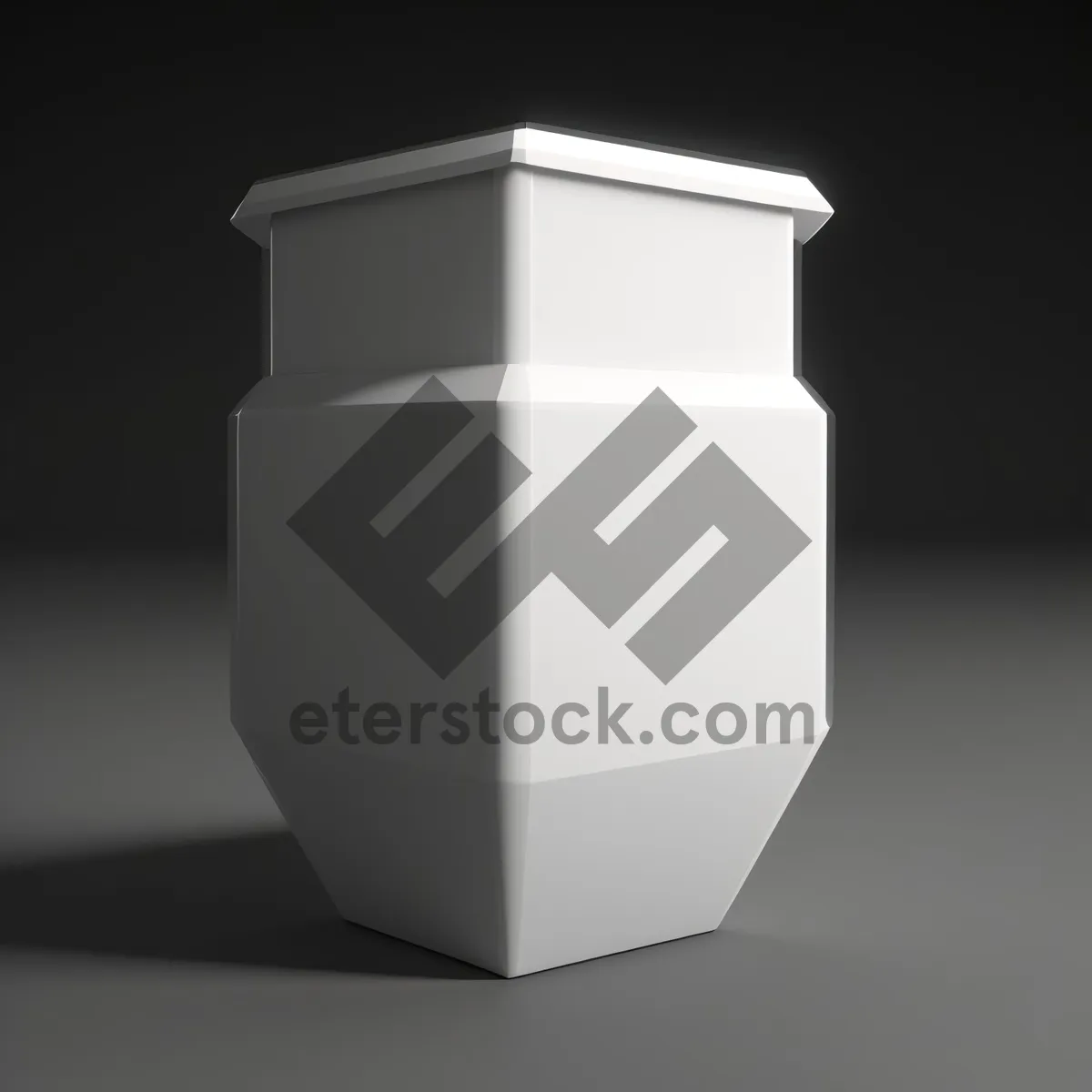 Picture of Blank Glass Box: Minimalistic 3D Design