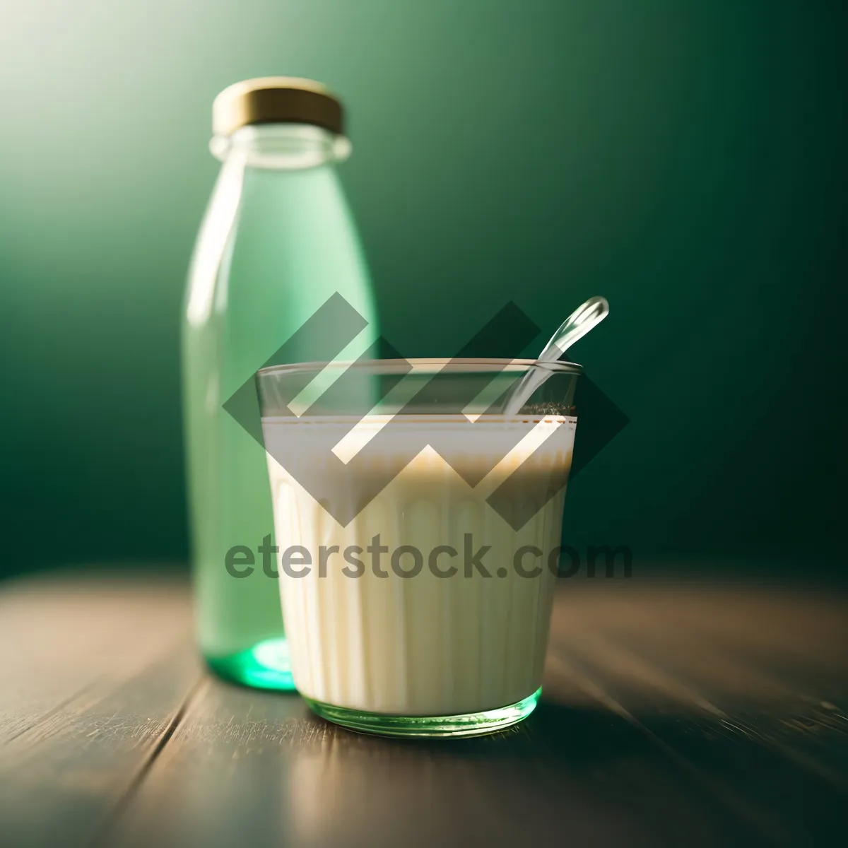 Picture of Refreshing Cup of Tea with Glass