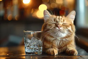 Cute Tabby Cat with Fluffy Fur and Whiskers