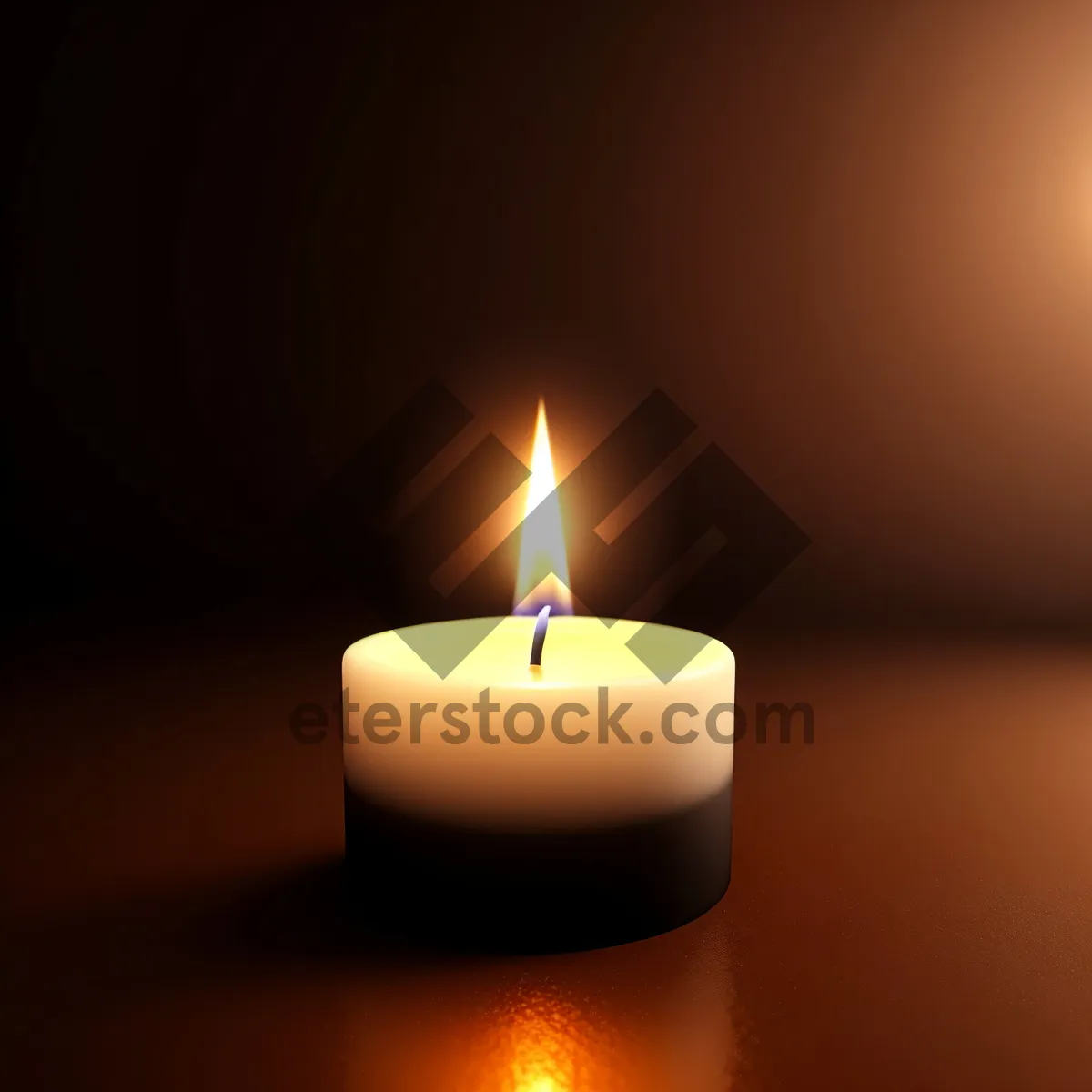 Picture of Wax Flame Icon for Web Decoration