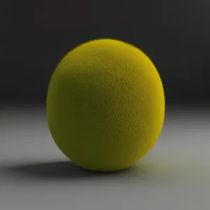 Yellow Citrus Tennis Ball - Edible Fruit and Game Equipment