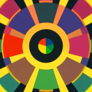 Hippie Symbol of Reform: Graphic Art Flag and Icon