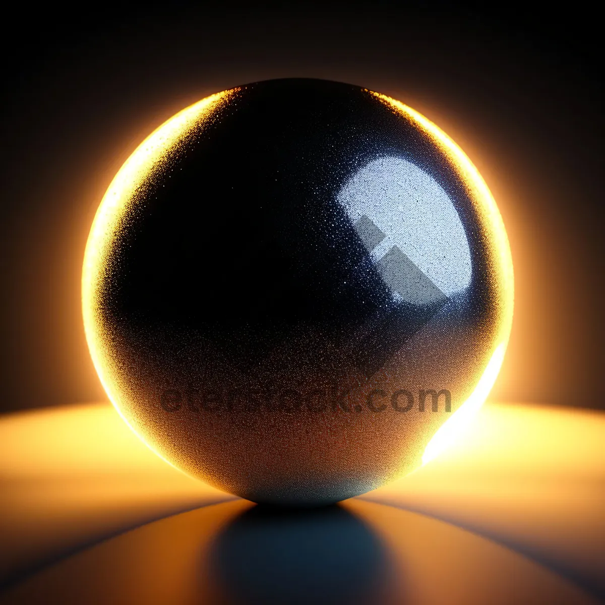 Picture of Shiny Black Glass Button Icon