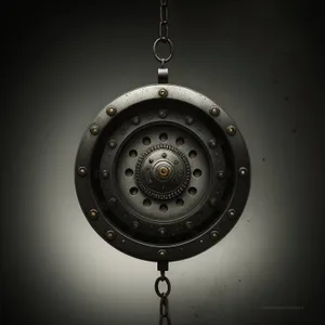 Retro Metal Gong Percussion Chandelier Dial