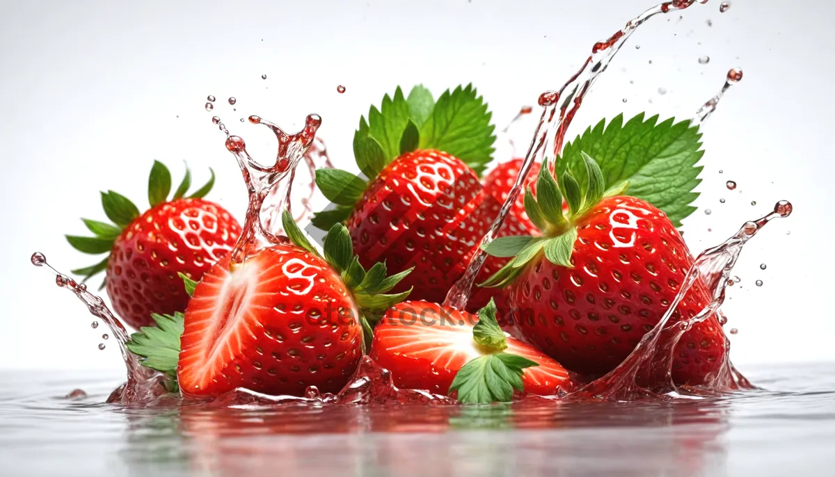 Picture of Juicy Organic Strawberry Refreshment
