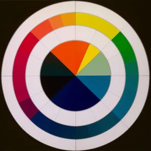 Grid Icon Design: Circle Symbol Art & Button Graphic Pattern Web