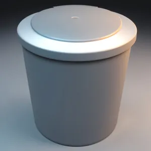 Empty Cup Container: Object for Drinks