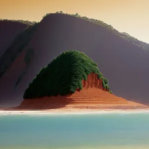 Tropical Paradise: Beach, Sea, and Sky