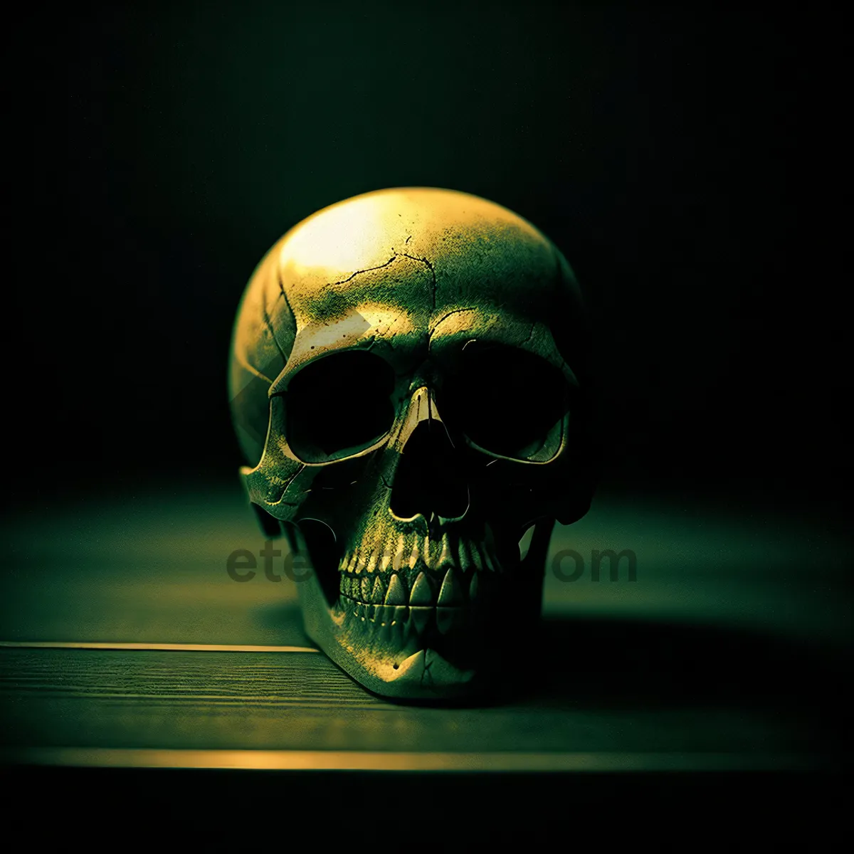 Picture of Sinister Spectacle: Dark Skull Mask with Sunglasses