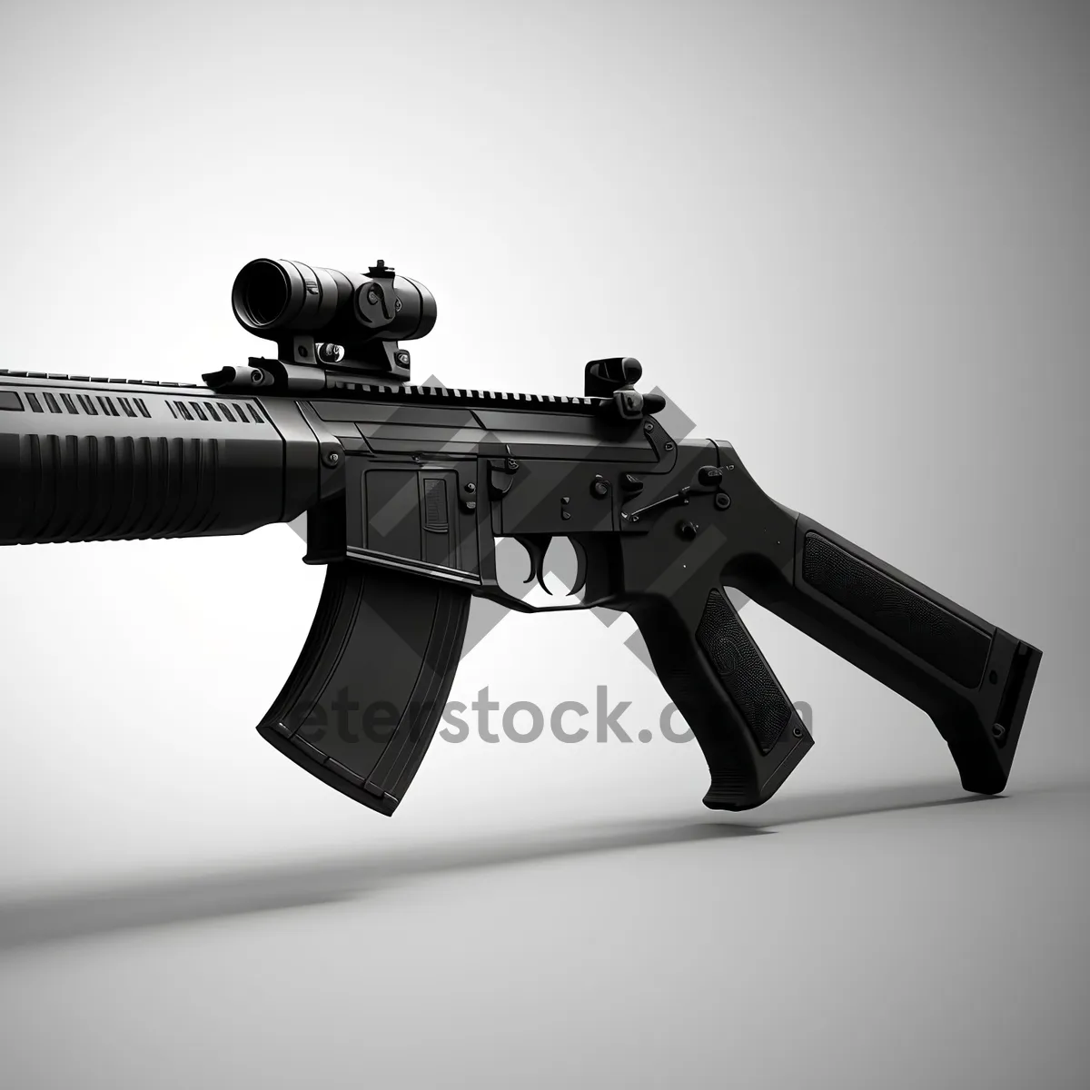 Picture of Advanced Automatic Rifle: Power and Precision in Warfare