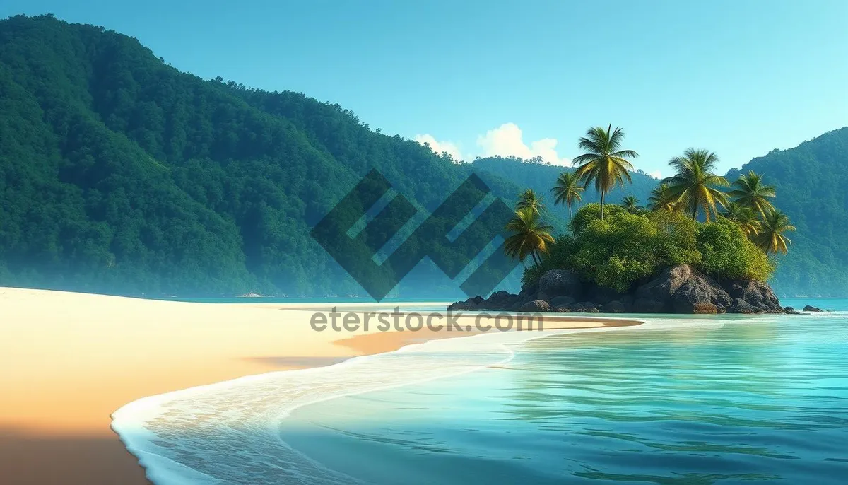 Picture of Tropical Paradise Relaxation by the Seaside