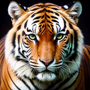 Majestic Tiger: Fierce and Fearless Predator