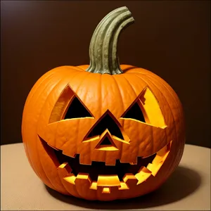 Harvest Glow: Spooky Halloween Jack-o'-Lantern Lantern