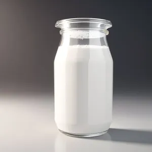 Healthy Glass Bottle of Milk