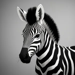 Graceful Stripes in the Wild: Majestic Zebra Herd Grazing on Grass