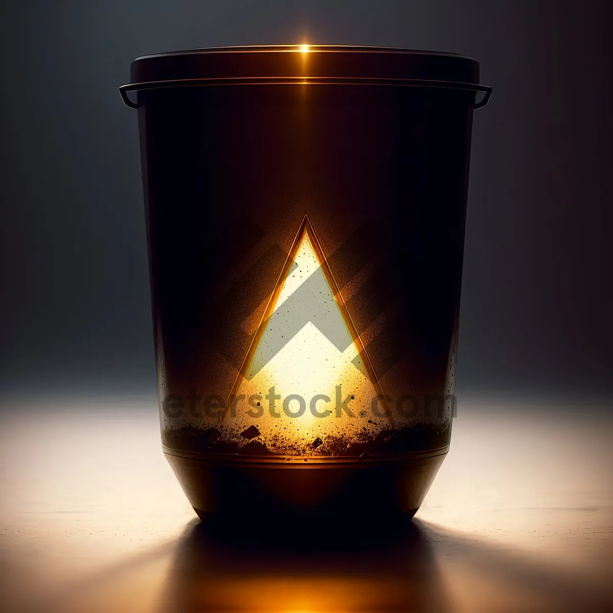 Picture of Refreshing Amber Beverage in Glass Mug