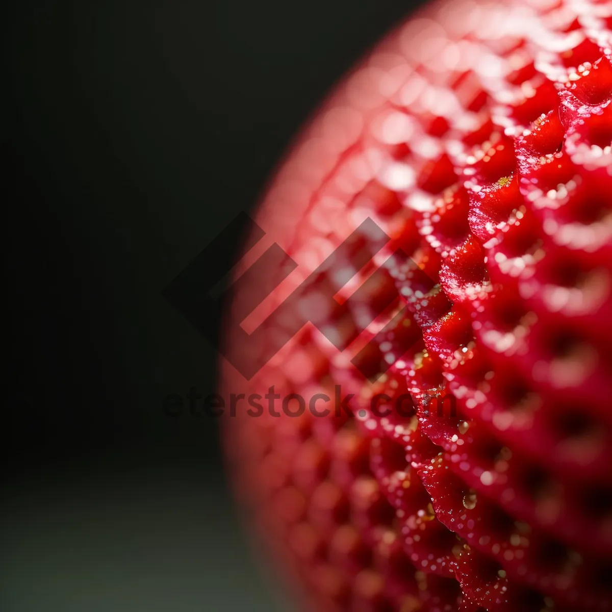 Picture of Fresh and Juicy Strawberry Baseball